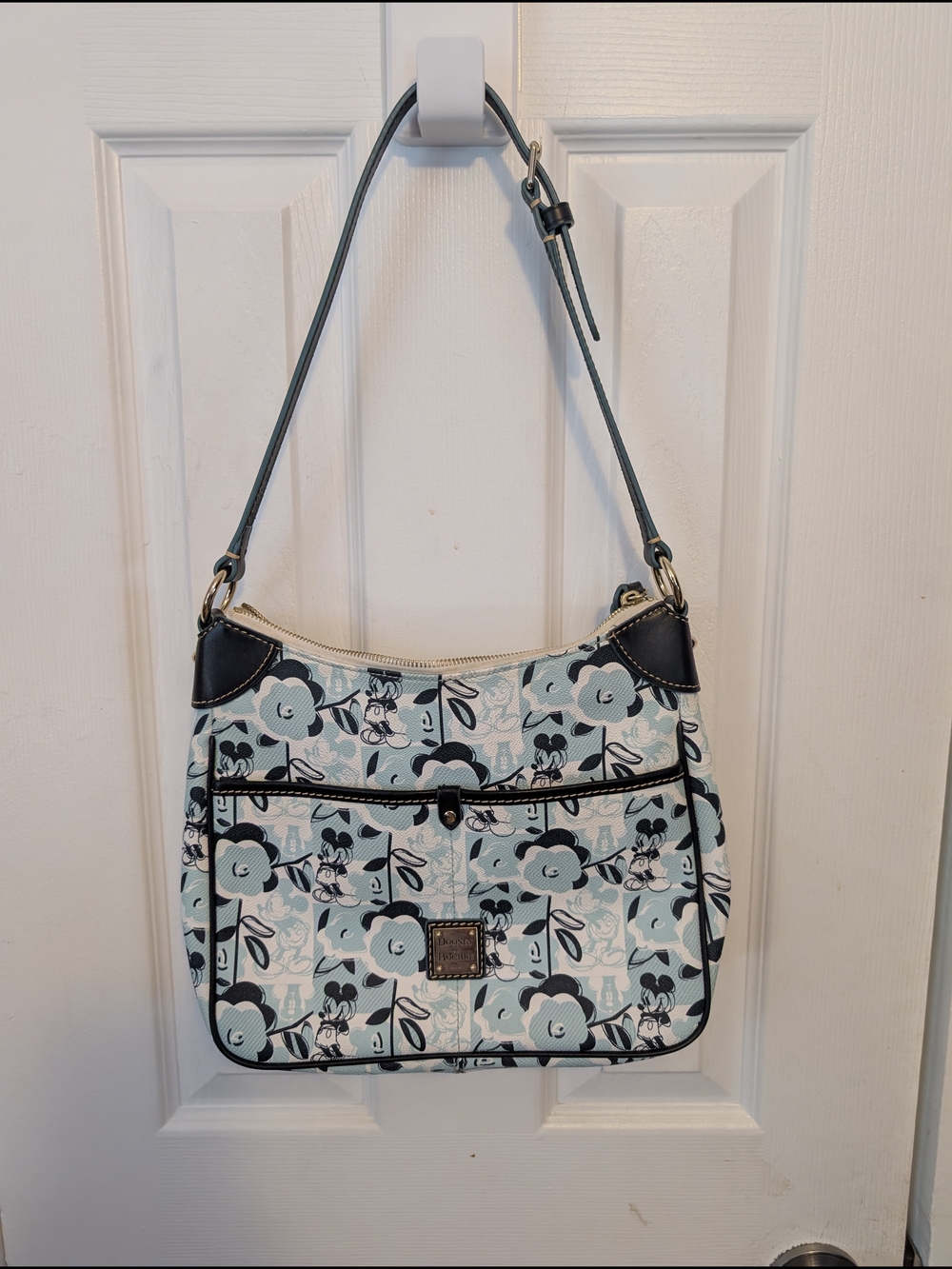 Disney Dooney & Bourke Geo Floral Print Shoulder Bag